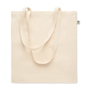 Tote bag ecologica personalizzata in cotone organico beige